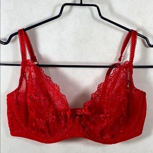 Frederick’s of Hollywood Red Lace Bra
